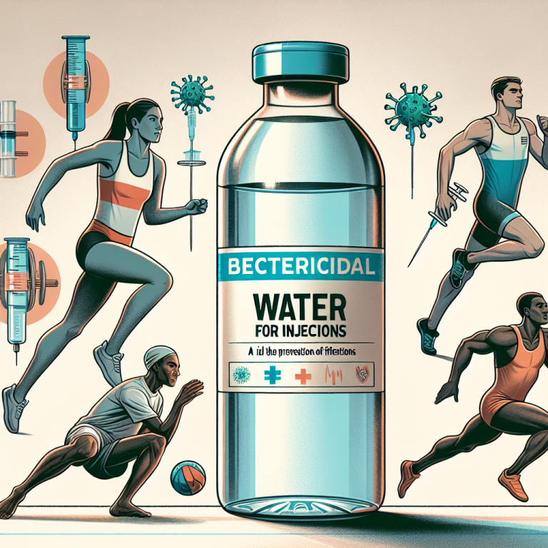Acqua battericida per iniezioni: un aiuto nella prevenzione delle infezioni per gli sportivi