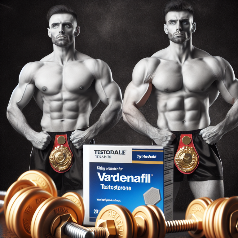 Vardenafil e testosterone: un connubio vincente per gli sportivi